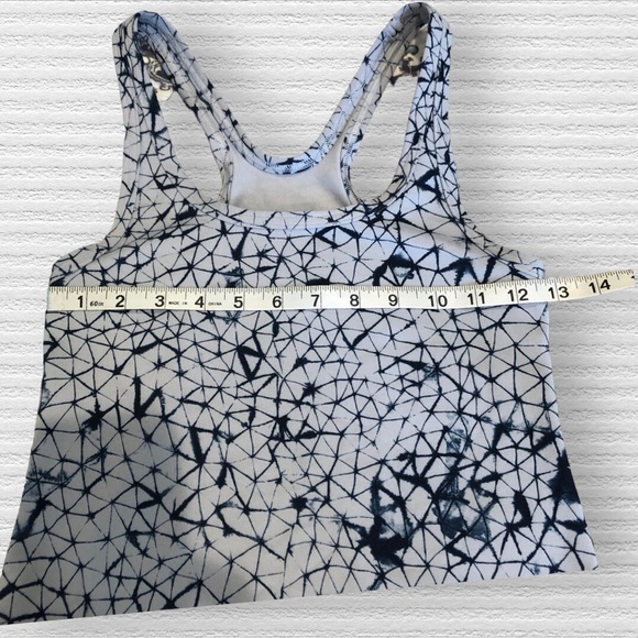 Lululemon Studio Racerback Tank Star Crushed Silver Fox Deep Navy - Picture 5 of 7